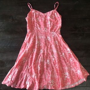 OLD NAVY WHITE & PINK BEACHY PRINT MINI DRESS